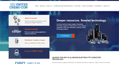 Desktop Screenshot of chemi-con.com